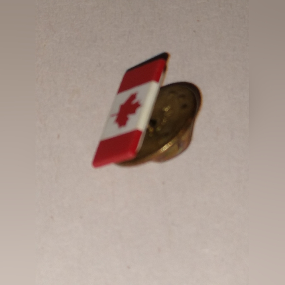Flag of Canada tie tack pin, vintage (#2 of 2 being sold)